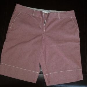 Loft Red/White Shorts